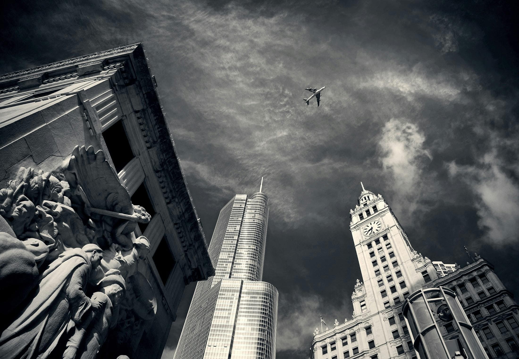 Modern architectural cityscape representing innovation and structure